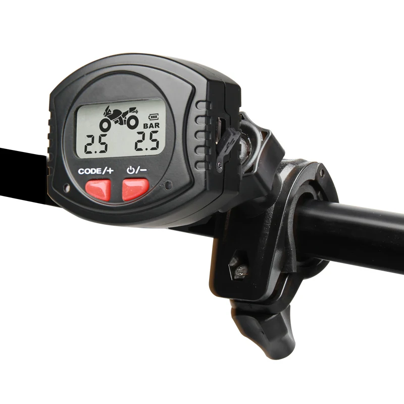 TPMS для мотоцикла подходит 2 колес водонепроницаемый заряжаемый кронштейн ЖК