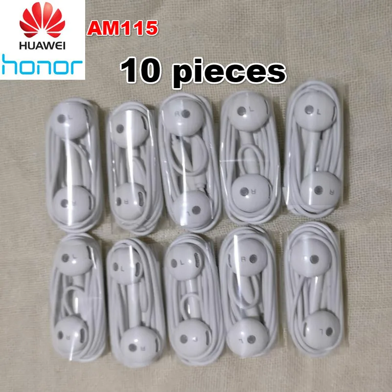 HUAWEI Honor AM115 AM116 наушники оптом 5/10/20/50 шт. для P8 P9 P10 Plus Mate8 Mate9 5X 6X 9 V9 Xiaomi|Наушники и
