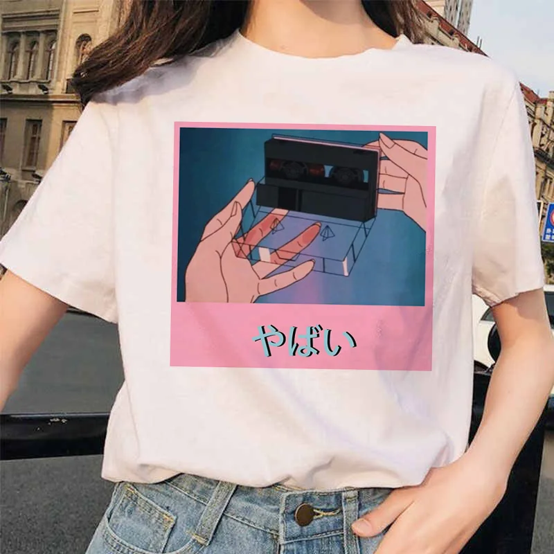 5388 Vaporwave рубашки ulzzang Grunge Tumblr графическая Футболка harajuku Эстетическая Винтажная футболка корейский стиль 90s одежда футболка - Цвет: 5388