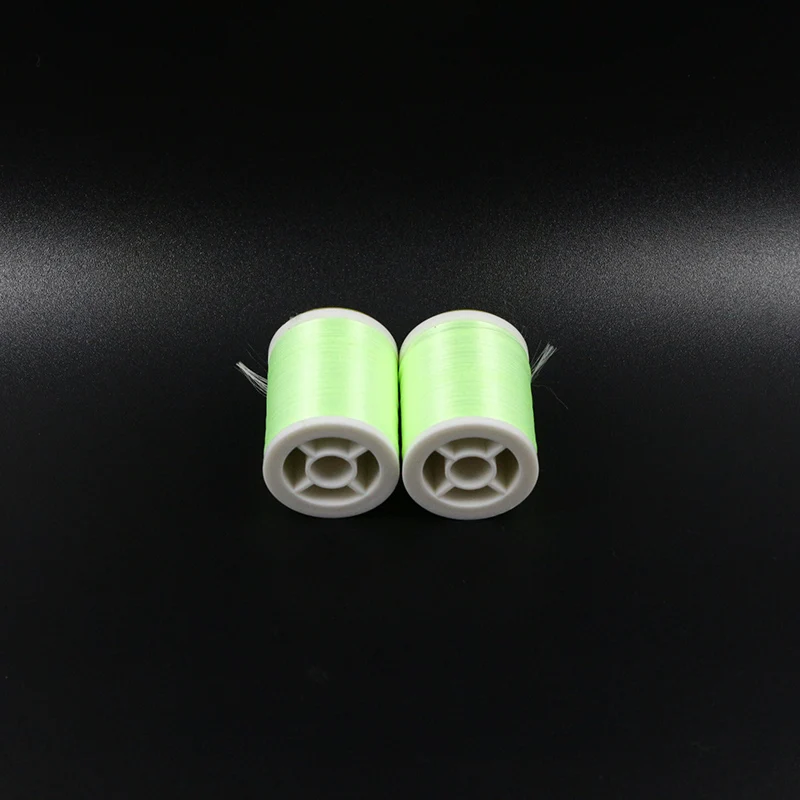 Новинка Лидер продаж 1 шпуля высокопрочная светящаяся нить для вязания мушек 300D