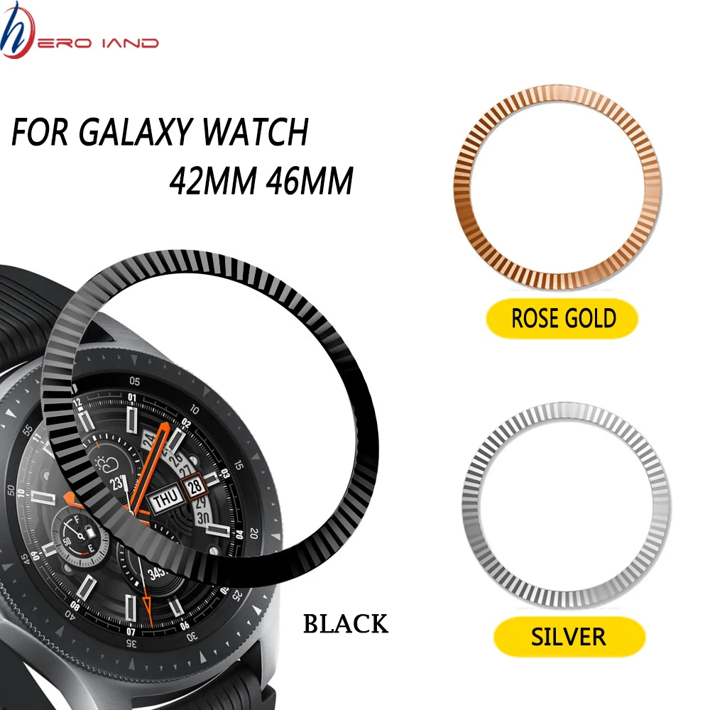 Металлический ободок для samsung Galaxy Watch 46 мм/42 мм чехол gear S3 Frontier/классическая
