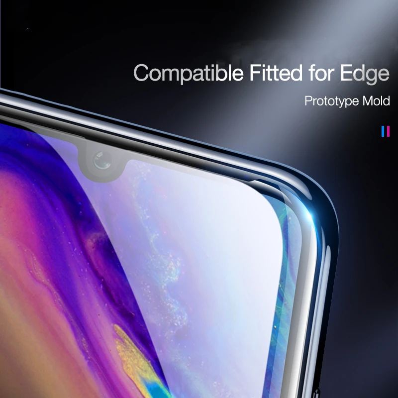 Закаленное стекло 5D с изогнутыми краями для Huawei P30 Pro Защитная пленка экрана 9H