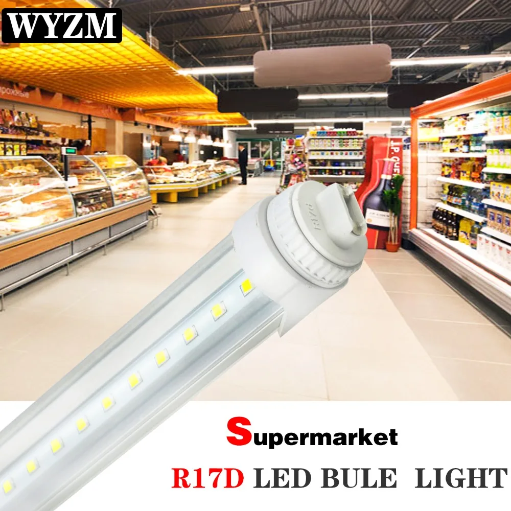 4 шт 5 футов светодиодные трубки R17D 24 Вт 5500 к белый F60T12/CW/HO торговый кулер