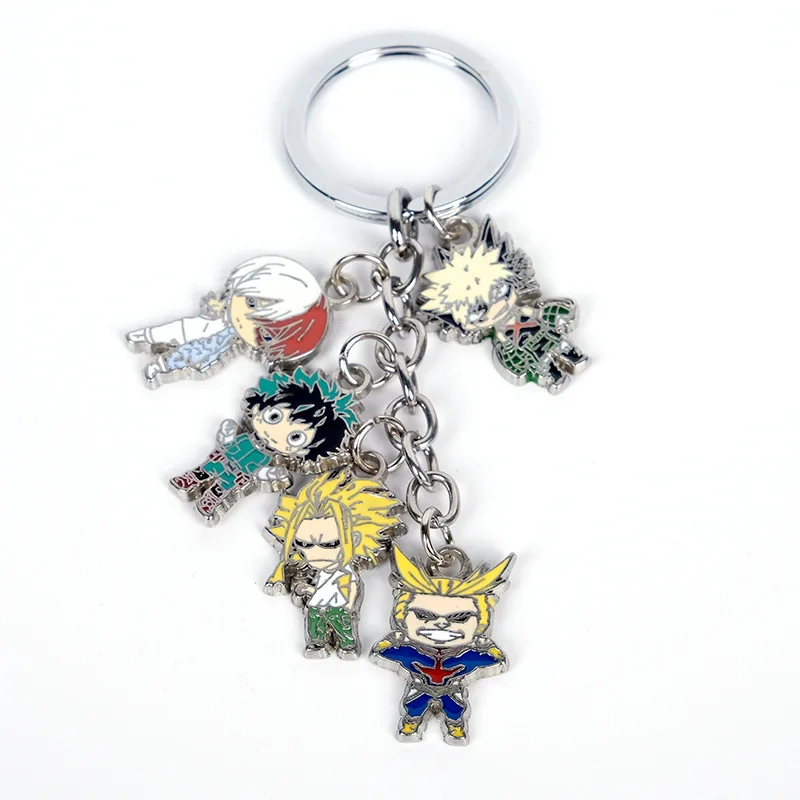 С героями из мультфильма Мой герой Академии брелок милый двусторонняя комиксов