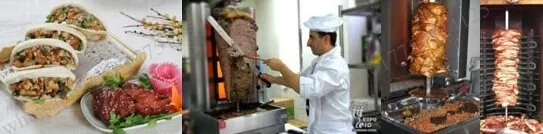 Электрический Вертикальный вращающийся Бройлер 220 В Гриль gyros shawarma | Бытовая