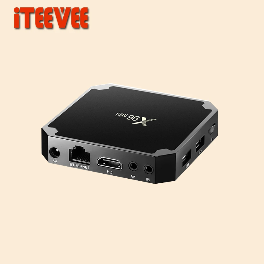 10 шт. X96 Мини Android 7 1 Smart TV BOX ГБ/8 ГБ 2 ГБ/16 четырехъядерный процессор Amlogic S905W с