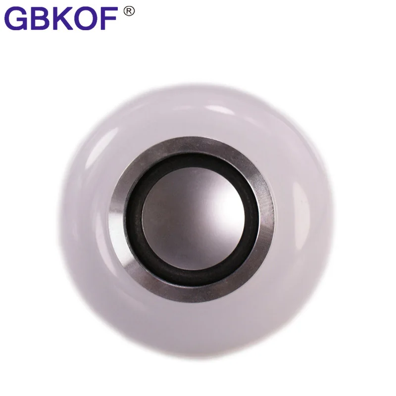 GBKOF E27 Беспроводной Bluetooth Динамик + 12 Вт RGB лампа светодиодный светильник 110 В 220