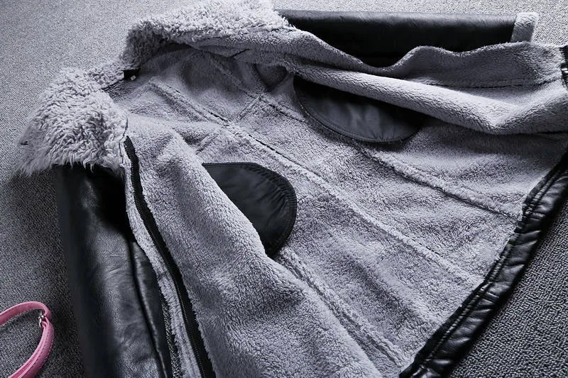 2018 Chaquetas De Cuero Mujer кожаная куртка для женщин 2xl женское новое пальто из овечьей кожи