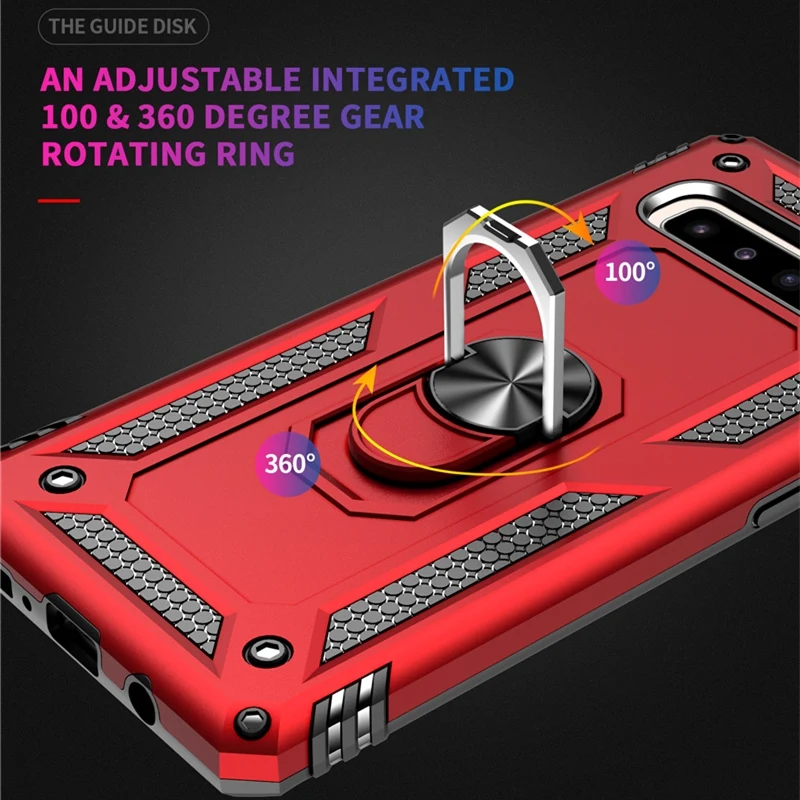 For Samsung Galaxy S10 5G S9 S8 Plus S10e Note 9 8 Case Sergeant Armor Ring Holder Shockproof Back Cover Fundas |