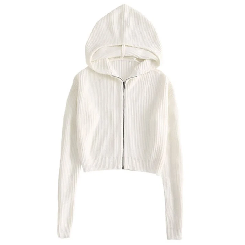 Женский вязаный кардиган с открытыми плечами белый крючком длинным рукавом