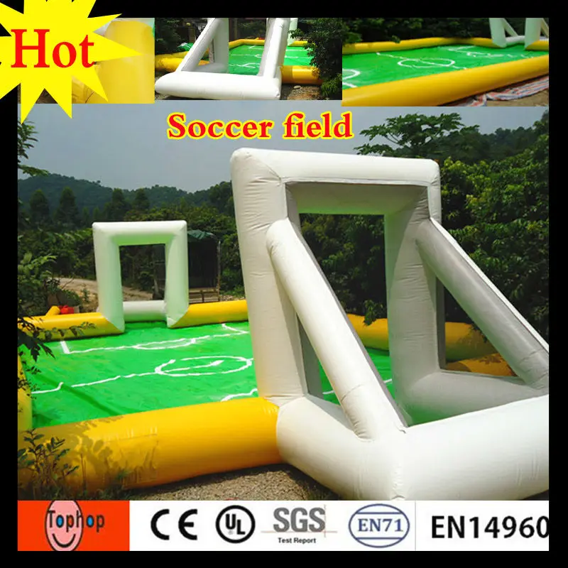 Спортивный Надувной ПВХ брезент для взрослых зеленого желтого и белого цвета