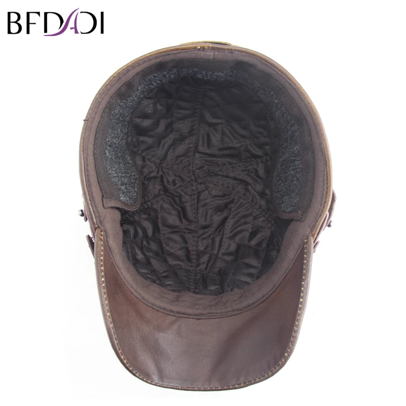 BFDADI 2020 зимняя бейсбольная Кепка из искусственной кожи для мужчин Snapback Осенняя