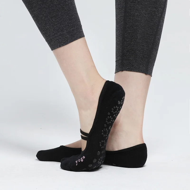 Спортивные Тапочки для йоги женские противоскользящие хлопковые носки