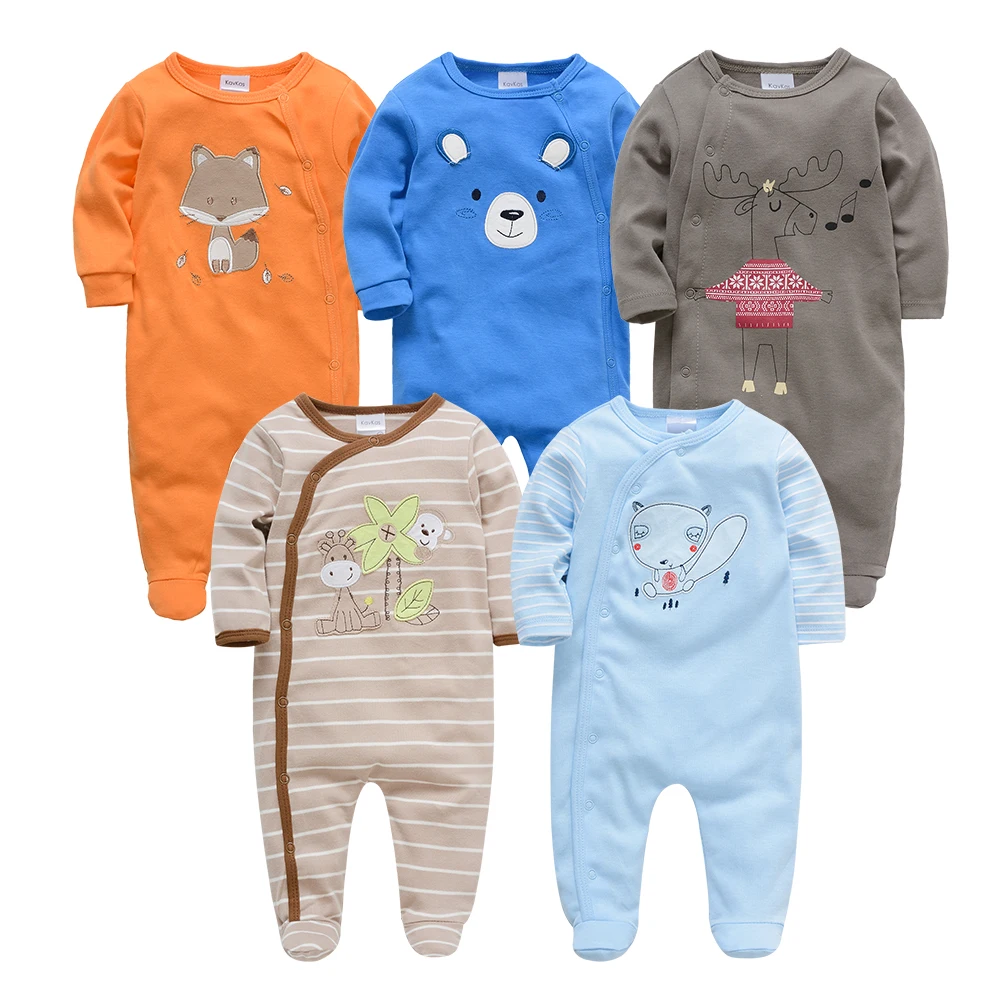 8186404345 Kavkas Bebes Roupao De Banho платье для новорожденной Пижама для маленьких мальчиков полный рукав пижамы комплект детская одежда - Цвет: 8186404345