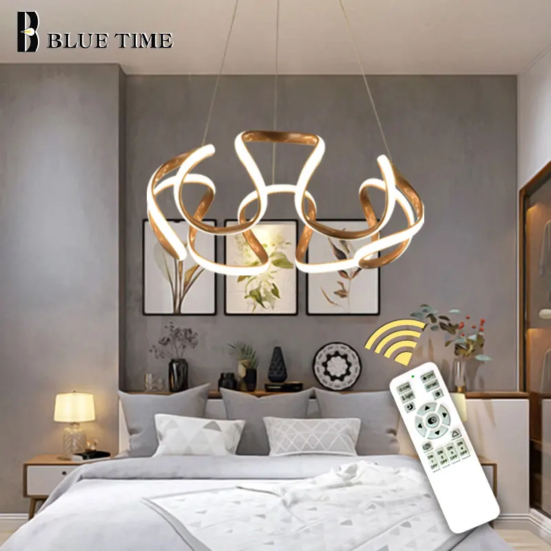 Современные светодиодные подвесные светильники BLUE TIME для дома потолочные кухни