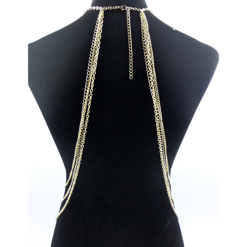 Chran Новая мода Простой Одна деталь цепочкой пикантные кисточкой Воротник пляж