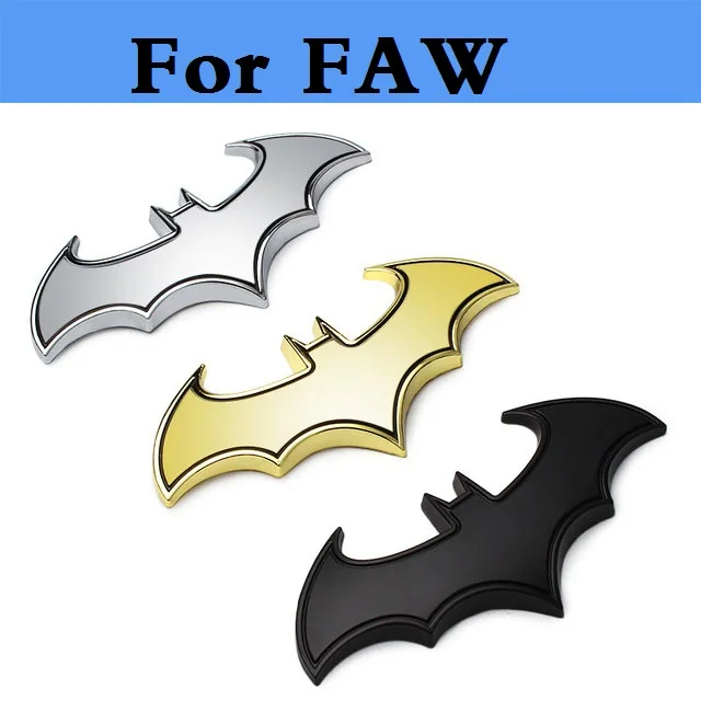 3d металлическая нашивка с Бэтменом наклейка значок для автомобиля декоративные