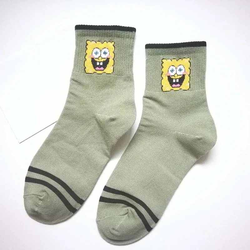 Модные милые короткие носки с героями мультфильмов для женщин Harajuku рисунком