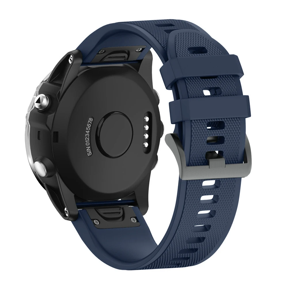 26, 22, 20 мм, ремешок для смарт-часов наручных gps-часов Garmin Fenix 5x, 5, 5S 3 3HR D2 S60 gps часы, быстросъемный силиконовый легко регулируемый ремешок для наручных часов