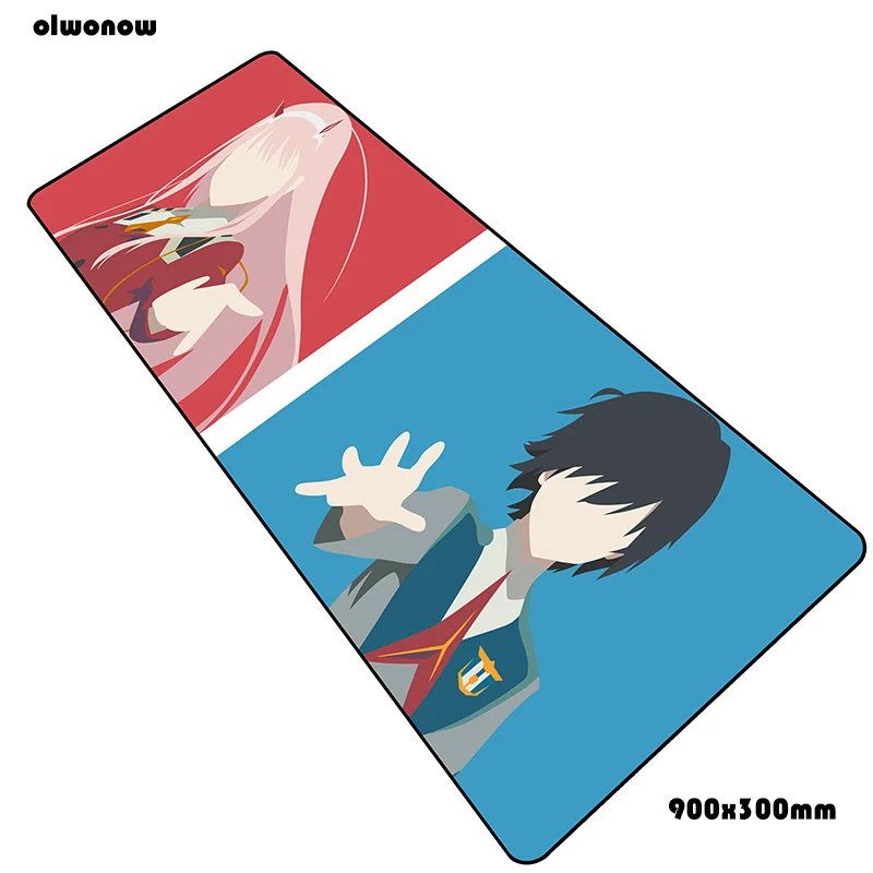 Size 900x300x2mm Коврик для мыши darling in the franxx, 90x30 см, коврик для мыши, восхитительный, лучший игровой коврик для мыши, геймер, крутой коврик для мыши s, клавиатура, ПК, коврик - Цвет: Size 900x300x2mm