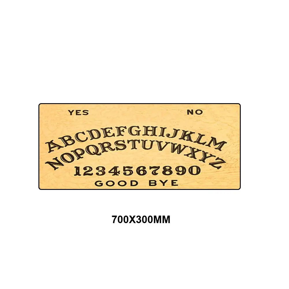 Коврик для мыши Ouija Board на заказ, противоскользящий прочный резиновый игровой коврик XL, большой коврик для мыши для ПК, оптическая мышь, игровой коврик - Цвет: OUIJA-004