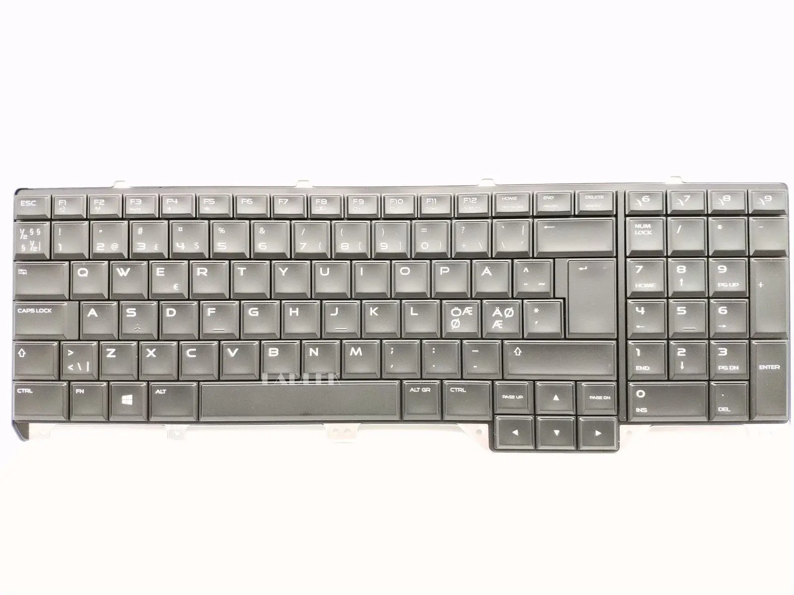 Датская шведская норвежская финская Скандинавская клавиатура для Dell Alienware 17 R2/17 R3