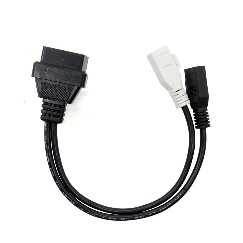 OBD2 кабель 2P + к 16Pin Адаптер VAG для AU DI 2X2 OBD1 автомобильный диагностический гнездовой