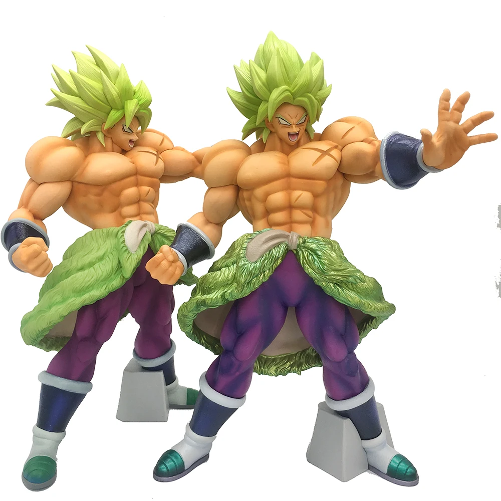 34 см большая Оригинальная фигурка Banpresto Dragon Ball, Супер Saiyan Broly Broli, ПВХ фигурка, модель, игрушки, фильм, фигурка Borly