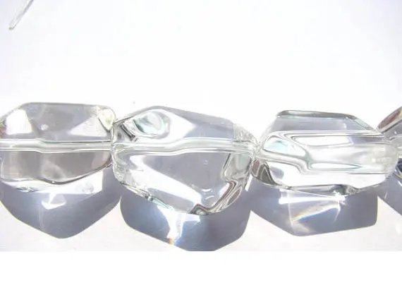 Высококачественные 10 25 мм цельные настоящие бусины из горного хрусталя