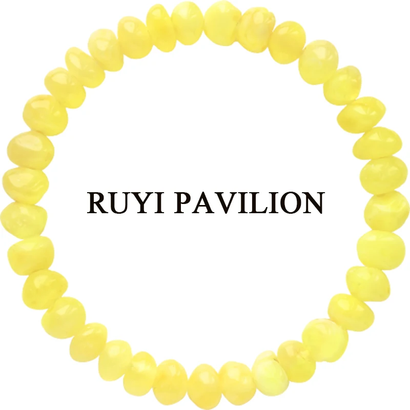 Браслет RUYI PAVILION женский из натурального Балтийского янтаря Ювелирное Украшение