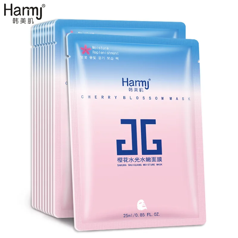 Sakura Face Mask Skin Care Firming Anti Aging Wrinkle Masks Hydrating Oil-control Moisturizing Whitening Facial Beauty | Красота и