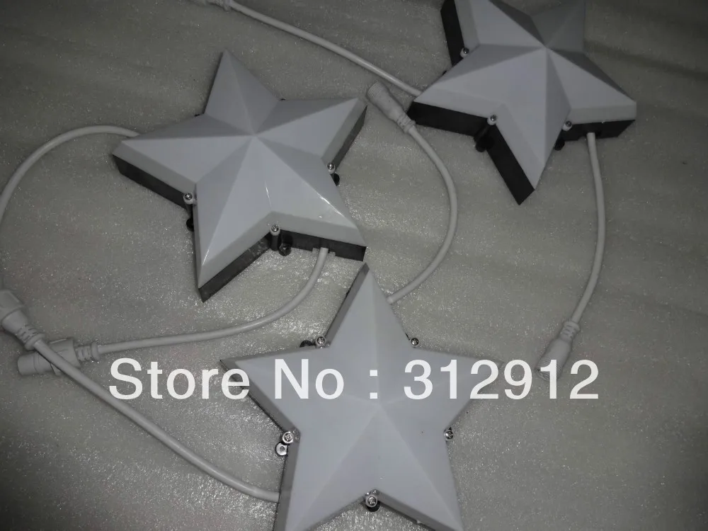 

DC24V WS2811 star type pixel module,12pcs 5050 SMD rgb led inside,2.88W,IP68,ONE sides;200mm diameter;milky cover