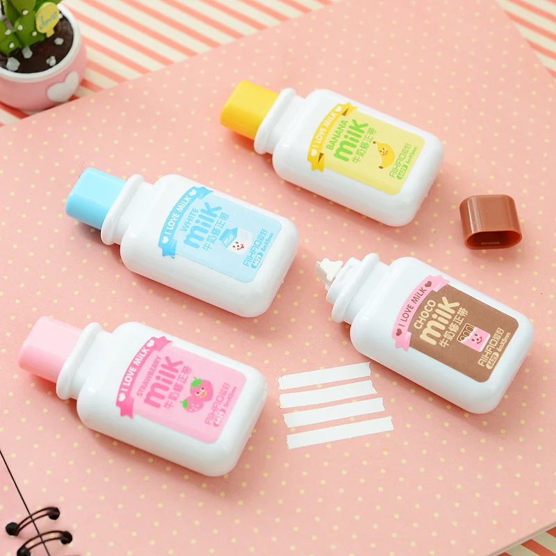 Милая Корректирующая лента Choco с дизайном молока школьные материалы милые