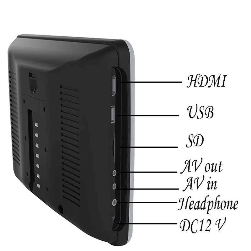 Caroad 2 шт. 10 6 дюймов подголовник автомобиля DVD плеер монитор сенсорная кнопка