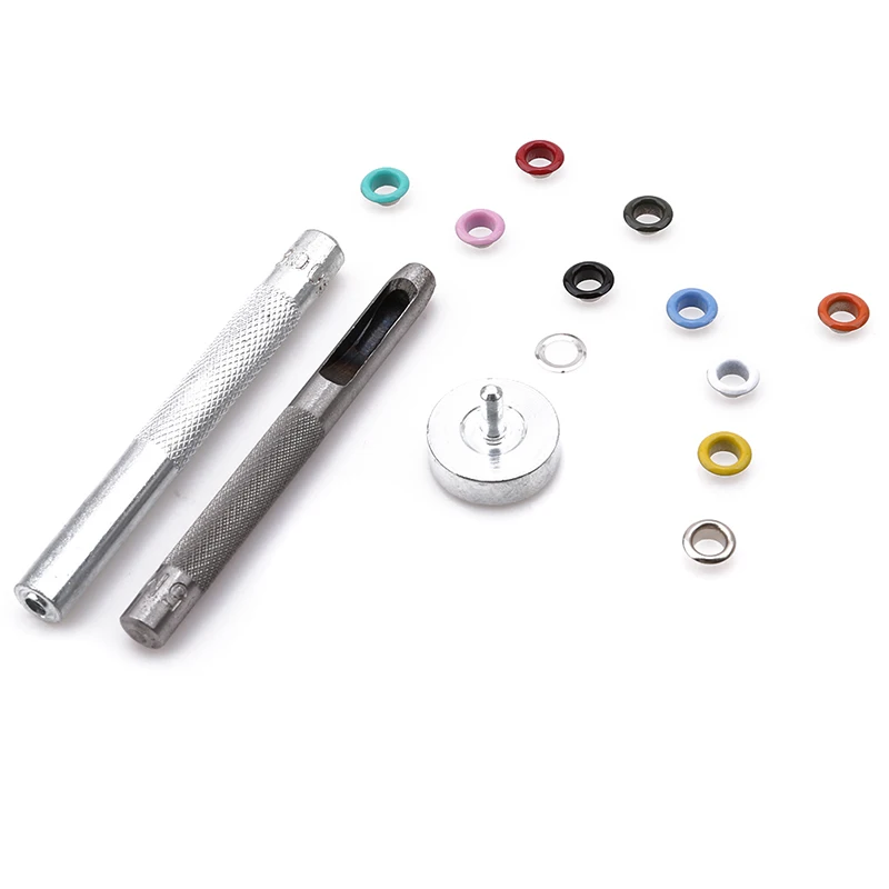 5 мм Диаметр цветные пряжки ушко DIY инструменты кожа ремесло заклепки Замена