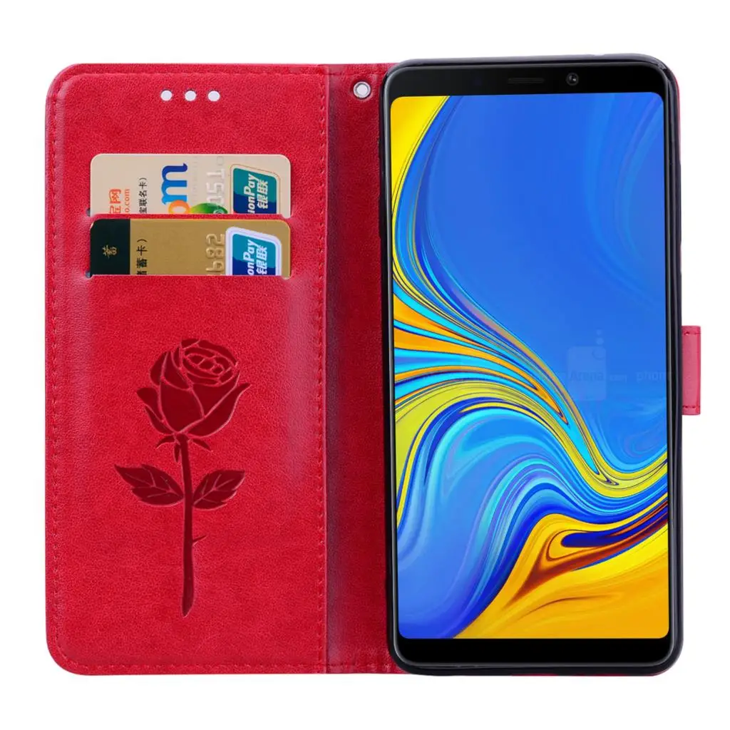 Чехол для Samsung Galaxy A9 2018 Pro Star Lite из искусственной кожи с откидной крышкой и