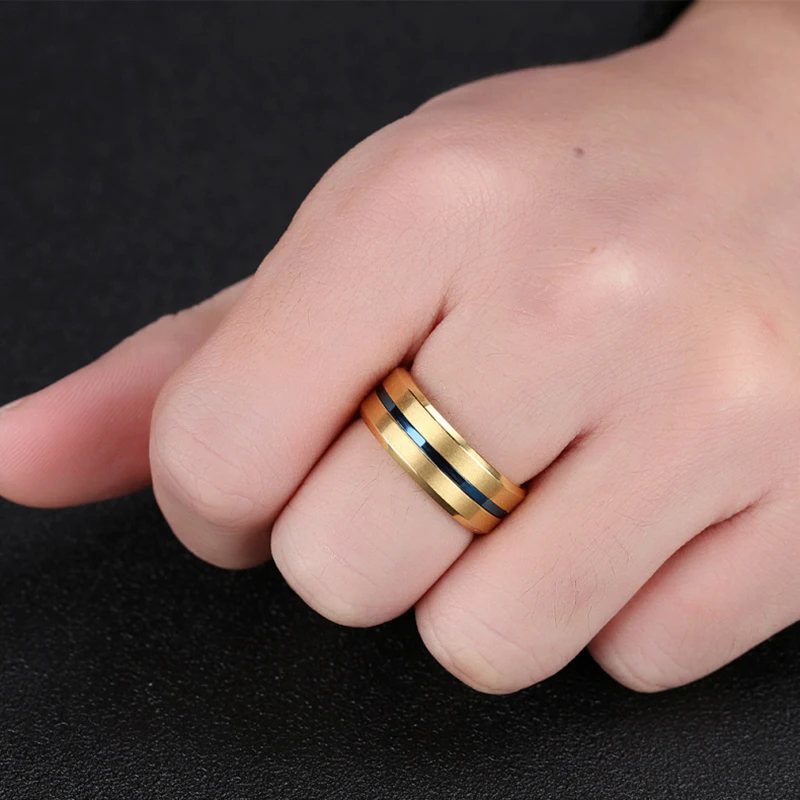 Золотые уникальные гравированные кольца Женские Ювелирные изделия из