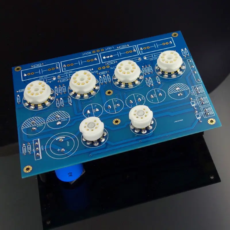 ZEROZONE DIY Hifi 12AU7 + 12AX7 трубчатый предусилитель/стереотрубка|Усилители мощности| |