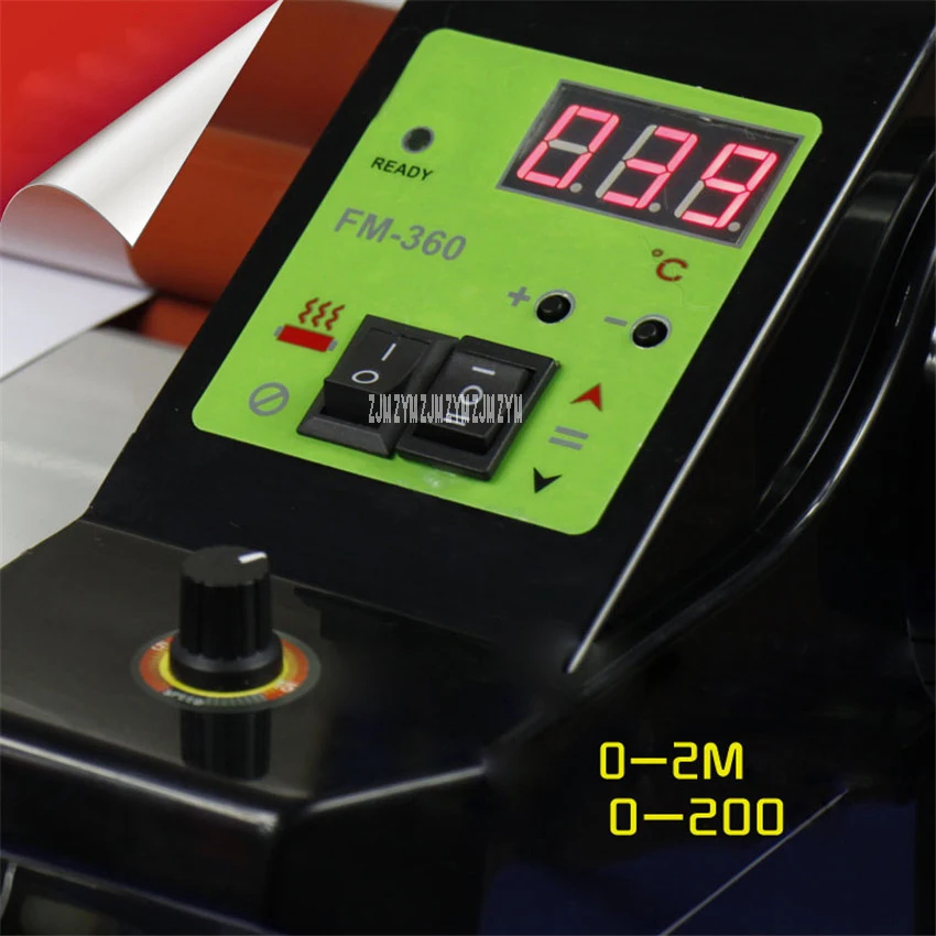 Плавная модуляция скорости CNC FM360S ламинатор горячей и холодной воды наклейки с