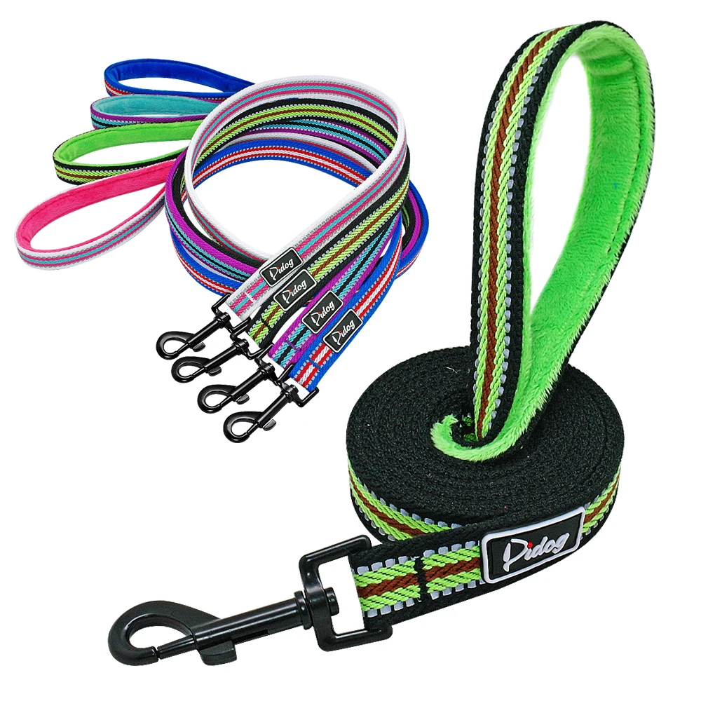4 фута поводок для собак мягкий Светоотражающий Поводок домашних животных