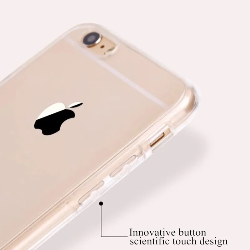 Двухсторонний чехол из ТПУ для iPhone 11 11pro X Xr Xs Max Ультратонкий Прозрачный с полным