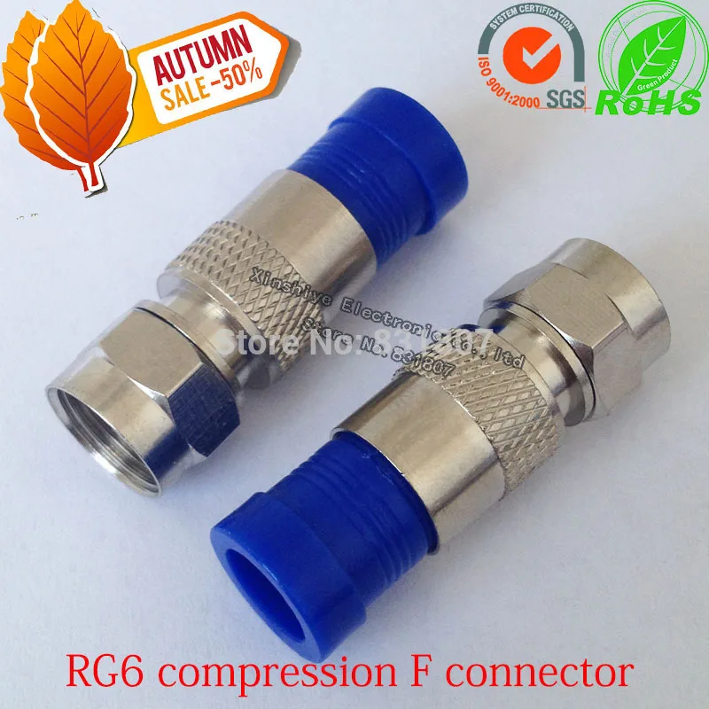 RG59 RG6 компрессионный коаксиальный кабель f разъем rg59 rg6 Тип Разъем | Строительство