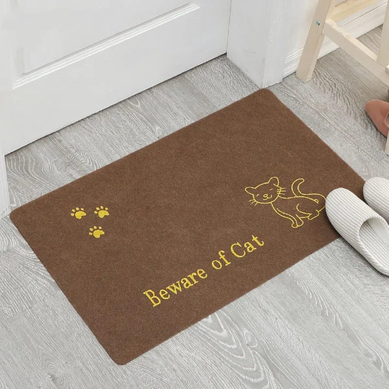 1 1Pcs 40*60cm Toilet Rugs Bathroom Carpets Wear Resistant Bath Mat Non Slip Long Bathroom Kitchen Floor Mat Set - Цвет: 1