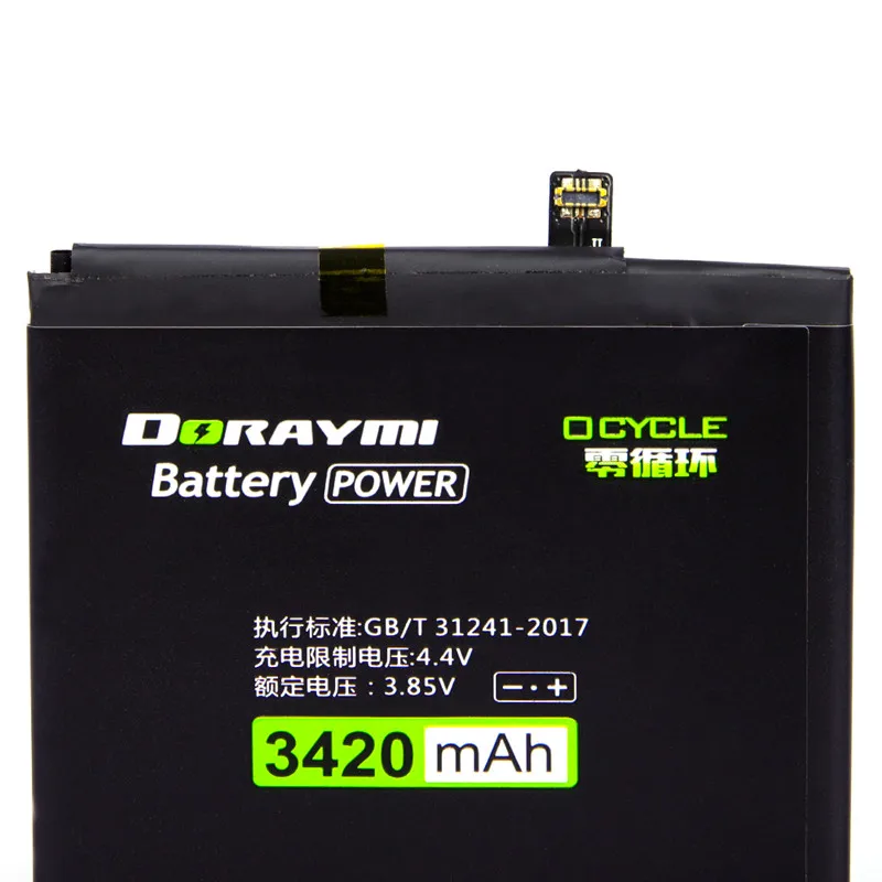 Аккумулятор для телефона DORAYMI BM3D 3420 мАч Xiaomi 8 SE MI8 M8 литиевые аккумуляторы