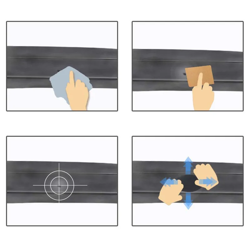 Набор для ремонта велосипедных шин портативная круглая резиновая накладка ухода