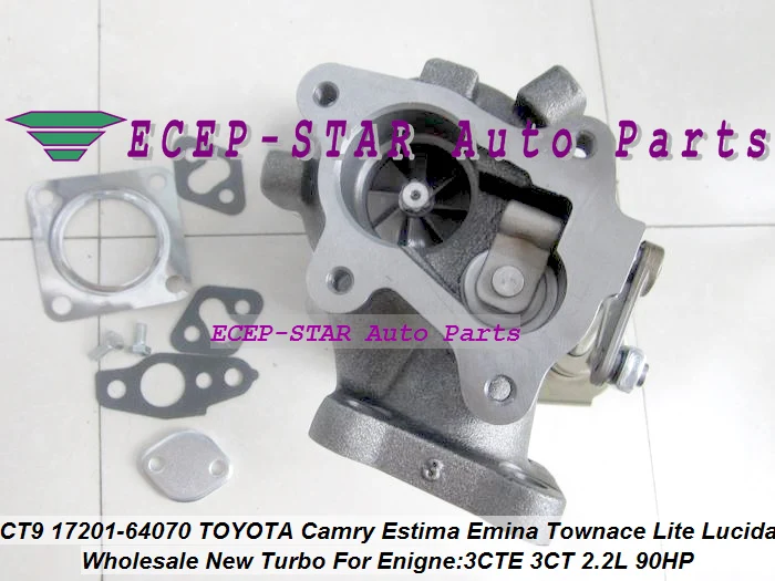 Бесплатная доставка Турбокомпрессор CT9 17201 64070 1720164070 для TOYOTA Camry Estima Lite TownAce Vista 3CT 3C