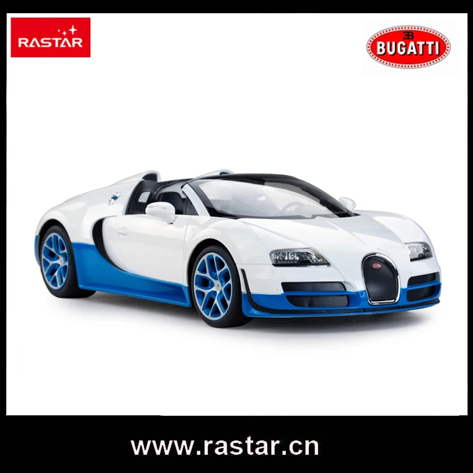 Rastar лицензированный Bugatti 1:14 роскошный дешевый автомобиль игрушки ABS пластик meterial пульт дистанционного управления автомобиль для мальчиков 70400 - Цвет: Белый