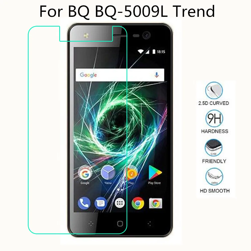 Закаленное стекло для смартфона BQ 9H защитная пленка 2 шт.|Защитные стёкла и плёнки