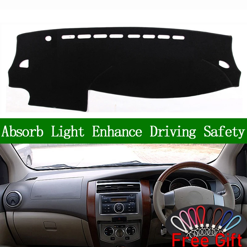 

For Nissan GENISS 2006 Right Hand Drive Dashboard Cover Car Stickers Sun Shade Dash Mat Carpet Interior Accessories