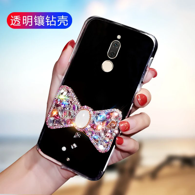 Для Huawei Honor 9i Индия Роскошные воды дрель лук узел для женщин сотовый телефон в